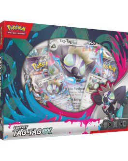 Pokémon Coffret Tag-Tag-ex – 4 Boosters + Cartes Promo